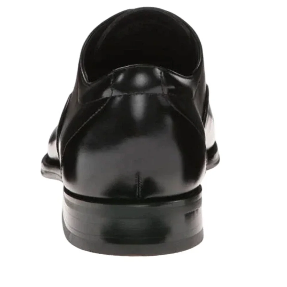 Stacy Adams Mens Black Leather Cap Toe Oxford Dress Shoes Formal Business Size 7